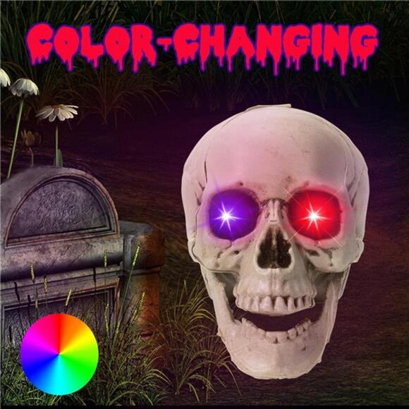 Amazon.com : AISENO Realistic Skeleton Stakes Halloween  Halloween Skeleton Yard Decoration Realistic Halloween Graveyard Garden Decor